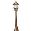 HEGZA Lampione da Esterno 0.8M Outoor Post Light Garden Décor High Pole Pilastro Lanterna Paesaggio Esterno Impermeabile Street Colonna Lampada Lusso Coloniale Classico Bronzo Apparecchio in Alluminio IP65