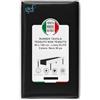 Gef Aura - 50 Centrotavola Monouso Nero, Effetto Tessuto in TNT 40x120 cm, Runner Tavolo Decorativo e Idrorepellente, OEKO-TEX® Classe I, Made in Italy, per Ristoranti, Catering, Eventi e HoReCa