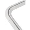 ACHZYFT Binario Per Tende A Soffitto Ultrasottile, Connettori Angolari, Bastone Per Tende Divisorie, Binari Per Tende In Alluminio A Forma Di V, Fornito Con Binario, Ha(Size:Connettore ad angolo,Color:Bianco)