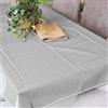 Manifattura Tessile Tovaglia Antimacchia Cotone Resinato Liquidproof per Uso Interno ed Esterno - Unito Grigio, Rettangolare x14 320