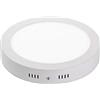 Gloriashoponline PLAFONIERA TONDA 6 12 18 24 W LAMPADA PANNELLO LED LUCE BIANCA CALDA NATURALE (Luce naturale 4000K, 12.0 Watt)
