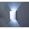 YASTA Applique Led Lampada Parete 6W Rettangolare Luce Fredda Interno Esterno