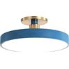 KBkiloyn creatività Blu LED Plafoniere Bagno Moderno Incasso Plafoniera No Sfarfallio Plafoniera Sala da Pranzo Guardaroba Soffitto Lanterna Acrilico Paralume Lampadario
