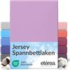 etérea Himmlische Qualität etérea Jersey lenzuolo con angoli 100x200-120x200 cm Lilla Epaisseur 15-25 cm - 100% Cotone - Oekotex materasso Letto copripiumino - lenzuola 100x200cm - 120x200cm Viola