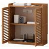 JHUVNHGT Porta Modem,Armadio Router,nascondi Router,Porta Router da Parete,Scatola Router,Porta Modem da Terra,Adatto per La Casa E L'Ufficio(Color:Marrone)