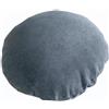 SWJ-swjssb Copri Cuscini 45x45 Divano Rotondo Federe Copricuscino 50x50 con Cerniera,Federe Tondo Moderne per Camera da Letto Divano Decorativo Ciniglia Elegante Lavabile(Gray-Blue,60 cm (1pc))