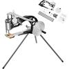 ROGONPDK Macchina da Cucire Manuale per Calzolaio in Pelle | 360° Rotante Macchina da Cucire per Sellaio in Pelle Vintage | Macchina da Cucire Manuale Regolabile | Macchine da Cucire per Calzolaio per