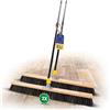 Novaliv 2 x scopa da spazzare con miscela di crini, 80 cm con manico telescopico, scopa per polvere fine, scopa da officina, scopa da giardino