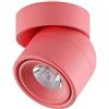 SKYGOO Moderni faretti antiriflesso da 12 W, faretti a soffitto orientabili da superficie, faretti a colori Macaron Cob senza fori di apertura, corridoi, ingressi, faretti a LED, luce bianca fredda 6000K