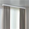 Onxyrbyte Scatola per Tende per Tende in Alluminio Senza binari,Pannello mantovana per Montaggio a soffitto,Mantovana Decorativa per Finestra a bovindo,per Finestre A Bovindo,Soffitte,Bagni