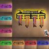 ASD Jewerly Nome personalizzato metallo Nuoto Medaglia Hanger Holder Display Rack per premi nastri con luce LED, supporto medaglia sport personalizzato per parete, medaglia Hanger Display Award Rack