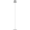 V-TAC Lampada da Terra LED Senza Fili Ricaricabile - Altezza Regolabile - Lampada in Alluminio Bianca Uso Interno ed Esterno Casa e Salotto - Design Elegante