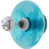 S-Cevada Lampada da Parete Moderna in Vetro con Motivo a Onde, Lampada Decorativa Colorata con Base in Metallo, Ideale per Camera da Letto, Soggiorno, Sala da Pranzo e Corridoio (Blu)