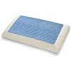 materassi e doghe - Cuscino in MyMemory Memory Foam Termosensibile Altamente Traspirante - 100% Made in Italy - Fodera Cotone Naturale (1 x Cuscino) (1x Cuscino Fresh)