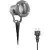 ledscom.de Faretto da giardino a LED MIBU antracite con picchetto a terra per esterni, incl. lampada LED Smart Home RGBW GU10, 5,5W, 473lm