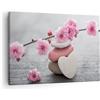 ARTTOR Quadro su Tela yoga femmina fiore salute Stampe da Parete 70x50cm Quadri Moderni Soggiorno Camera da Letto Cucina 1 pezzo Piccoli Decorazione Murale Wall Art Canvas Grafica Immagini AA70x50-3178