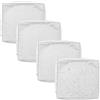 Hoowarm Impermeabili Fodere per Seduta del Divano con Cerniera 50x50 60x60 per Interni Ed Esterni, Patio, Mobili in Rattan Cuscini per Divano Esterno Giardino Sofa Cover Rimovibili(Color 8,50x50x5cm(4pcs))