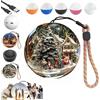 YOZO Palla Di Natale Con Video,sfera Della Memoria,memory Orb,memory Sphere,personalized Uploadable Videos & Photos 3d Video Crystal Ball,Light-Up Memory Sphere with Electronic Screen,Custom Gift-Orange