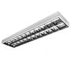 Amslight Lampada LED a griglia Empty, 2 x 120 cm, lampada da ufficio T8, senza tubo