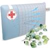 BELTALIA Cuscino Cervicale Memory Foam Aromaterapico - Dispositivo Medico Detraibile - Traspirante con Fori Surround - Fodera Resistat - Made in Italy - (1, Eucalipto Resistat, 73x43 H14)