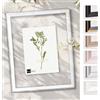 Bildershop-24 Telaio in vetro doppio con doppi vetri, Prio in Bianco Grigio Antico 29,7x42cm (DIN A3) con vetro acrilico, cornice per quadri con doppi vetri
