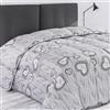 Home Tresor - Trapunta Piazza e Mezza Invernale Imbottita Shabby Chic, Piumone Letto Caldo Pesante Autunno Inverno 325 gr/mq Trapuntato in Morbida Microfibra Love Cuori
