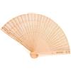 GBcommerce SET 100 VENTAGLI VENTAGLIO IN LEGNO INTAGLIATO PER MATRIMONIO KIT WEDDING SPOSA