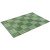EUROSTYLE Tappeto PASSATOIA 100% Cotone Metro Scozzese Tinto Filo per Bagno, Cucina, Sala (50X170 CM, Verde)