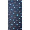 Floordirekt Tappeto passatoia con Motivo, Realizzato su Misura, per Cucina, corridoio e Soggiorno, Ornamento Vintage a griglia Orientale (80 x 350 cm, Stelle Marine