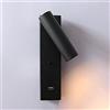 Siet Lampada da parete a led a parete a base letto Sconce di parete con interruttore, applique da lettura a parete con porta di ricarica USB, moderni faretti murali lampade per la testata per camera da let