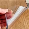 DSWZLQDXB Protezione per Tavolo Plastificata Rettangolare PVC,Tovaglia trasparente Lavabili,Copri Tavolo Impermeabile,Copertura Scrivania Resistente Calore,Pellicola Antimacchia Per Cucina (1.5mm,80x190cm)