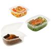 Generico Vaschette per Alimenti Microondabili e Congelabili, Resistenti da -20°C a +130°C, Set da 50 Pezzi, Varie Dimensioni (250 cc (cm 12.3x11.4 h 4.8) - 50 pezzi)