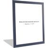 Rahmendesign24 Cornice per foto Puzzle | Blu scuro 48x68 cm | Moderno portafoto per foto, poster, puzzle e certificati | Cornice per galleria, portafoto intercambiabile, decorazione da parete