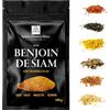 Spirituellementbien Incenso Benjoin di Siam Resina 100% Naturale e Autentico in Grana per Fumigazione Profumo o Incensore Chance - Vitalità - Rassicurazione