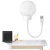 Générique Luce notturna LED attivata dalla voce - lampada da tavolo intelligente con 3 modalità di illuminazione regolabili, lampade alimentate da USB | Lampada da tavolo ricaricabile portatile con timer per la