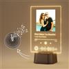 witfox Targa Spotify Personalizzata Bluetooth-Musica riproducibile, Acrilico Lampada Personalizzata con Foto con 7 colori luce disponibili- Compleanno San Valentino Matrimonio Anniversario Natale
