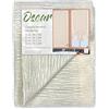 Tex family Coppia Tenda Vetro Oscar Beige - Moderna Semitrasparente in Poliestere Rigato - 2 Teli Eleganti, Lavabile, Pronta all'Uso - COPPIA (2 TELI) CM. 45X240