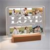 WERWAES Lampada Personalizzata con Foto - Regalo San Valentino per Lui Lei - Foto Personalizzata Idea Regalo - Sette Colori di LED Luci - Confezione Scatola Regalo - Regalo Anniversario Per Lui o Lei