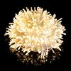 Nataland Catena Luminosa 500 Led - 30 Metri Da Interno Ed Esterno, Serie Trasparente Con Controller 8 Funzioni, Per Illuminazione Casa, Vetrine e Albero di Natale (Bianco Caldo, 500 Led - 30 Metri)