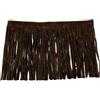 Anevous Nastro di Piume in Pelle, Nastro di Piume Tagliato, Frangiatura per Costumi DIY, Abbigliamento per Sartoria, Cucito, Accessori per Decorazioni, Marrone Scuro 100x20cm