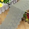 Duories 2 Yard 1,8 metri x 11 cm Nastro di pizzo in cotone per ricamo, nastro decorativo vintage, ideale per il fai da te, cucito, matrimoni, decorazioni artigianali, colore grigio