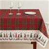 Vionara Home Tovaglia Natalizia in 100% Cotone, Stampa Digitale ad Alta Definizione, Rettangolare per 6, 12, 18, 24 Persone, Copritavolo di Natale, Made in Italy (Sogno, x24 (140 x 450 cm))