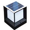 Generic Lampada a Colonna in Stile Cinese, con Paralume Quadrato in Acrilico, per Esterni, Cortile, Recinzione, Lampada Solare a LED, IP54 Impermeabile, con Attacco E27 per passerelle e Decorazioni da gi