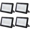 treoir Faretto LED da Esterno 200W, 20000LM Superright Faro Led Esterno, IP66 Impermeabile 6000K Bianco Freddo Faretti Led Esterno per Giardino, Garage, Cortile, Terrazza(4pcs)