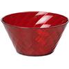 Omada Design Insalatiera da 1,6lt infrangibile, ciotola in acrilico, impilabile, lavabile in lavastoviglie, Made in Italy, Linea Diamond, Rosso
