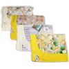 Russo Tessuti Tovaglia Copritavolo Plastificato Antimacchia Balza in PVC Fantasia Casuale Random-Giallo-12 POSTI