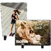 GIFART Pietra Ardesia Personalizzata con Supporti da tavolo. Personalizzabile con Foto, Immagine o Testo. Diverse Dimensioni e Forme (15X20)