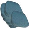 SDNAM 2/4/6 Pezzi Cuscini per Sedie Cucina con Lacci, Memory Foam Cuscino per Sedia Sala da Pranzo, Ufficio Cuscini per Sedie, Antiscivolo per Ufficio/Giardino/Terrazza/Interno/Esterno(#6,6pcs 40x38x5cm)