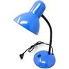 Vetrinein rete Vetrineinrete® Lampada da scrivania con braccio flessibile snodabile luce lume da tavolo orientabile da cameretta (Blu) M62