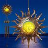 cuzile Lampada a sospensione a energia solare, per feste, giardino, cortile, paesaggio, pathway, decorazione sole